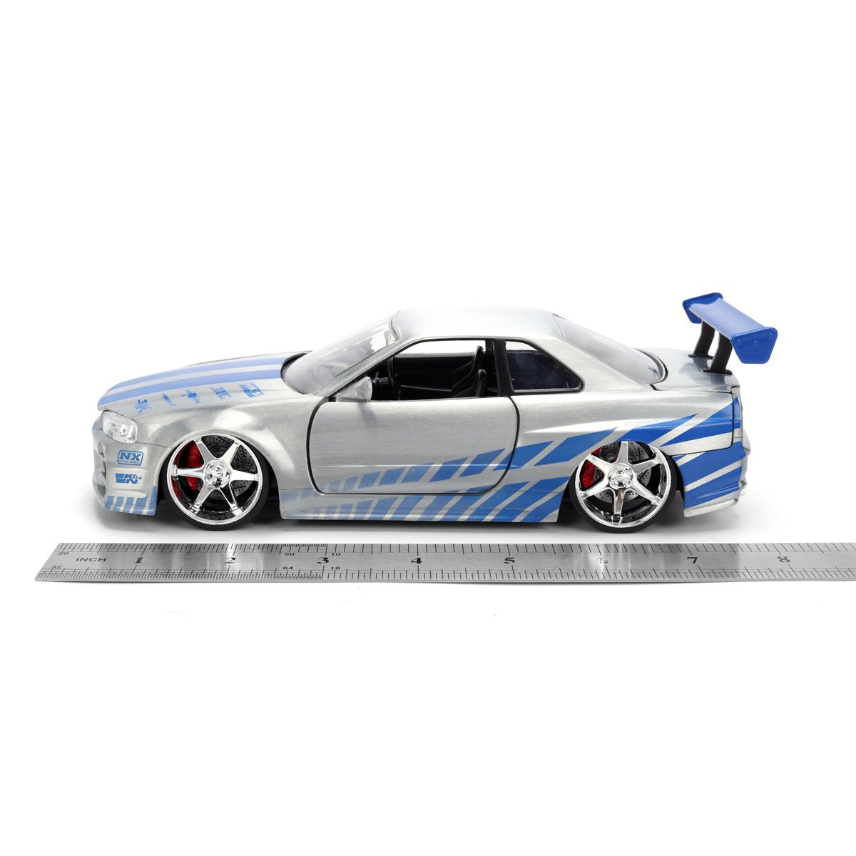 Fast and the Furious 25th Anniversary Brian's Nissan Skyline GT-R R34 1:24 Scale Die-Cast Metal Vehicle