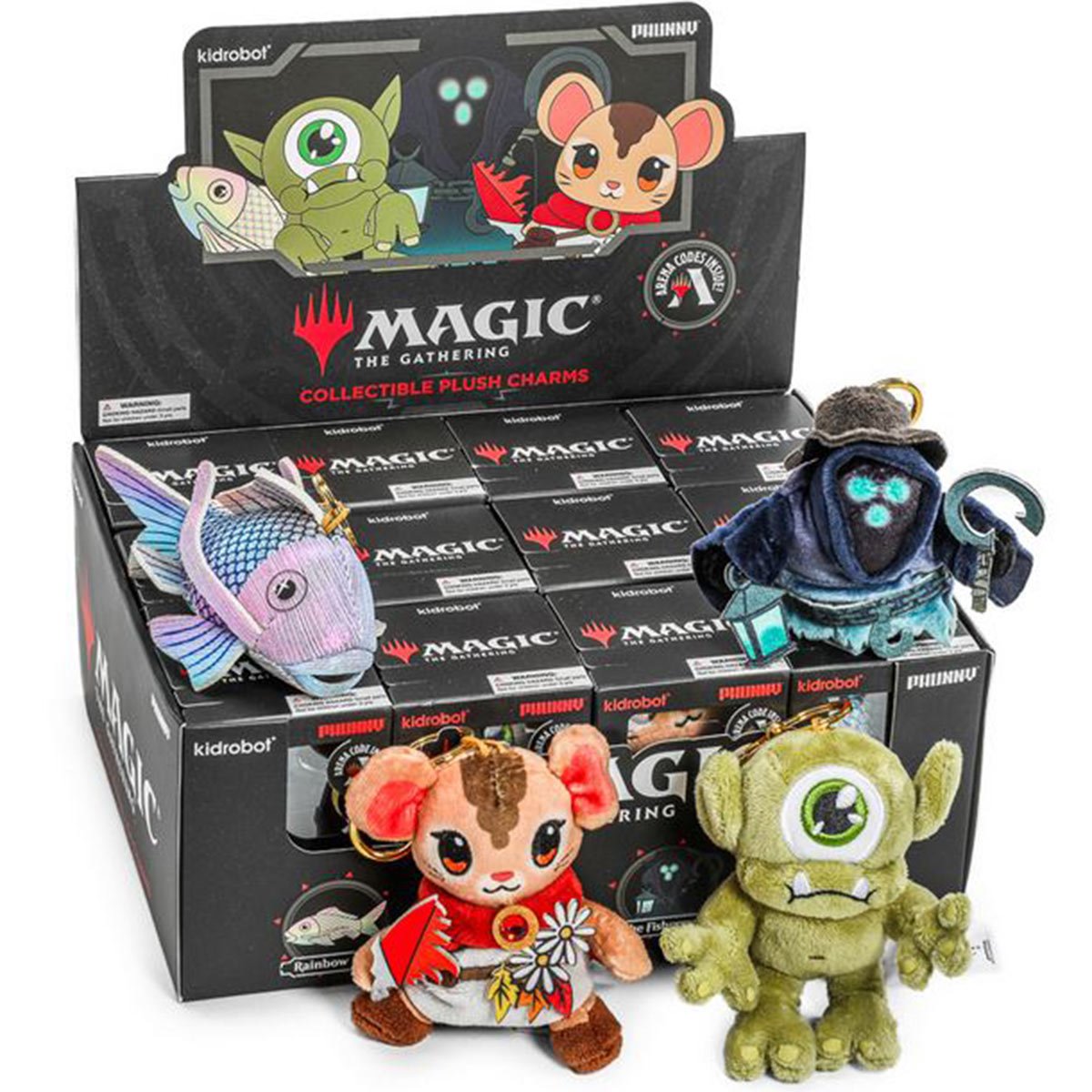 Magic: The Gathering Wave 1 3-Inch Plush Charms Display Tray of 12