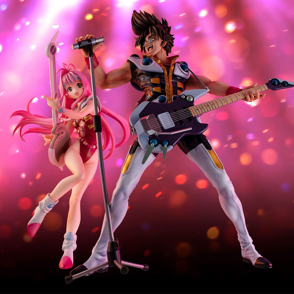 Macross 7 Mylene Jenius and Basara Nekki Fire Bomber LiveStage BOX Figure Set