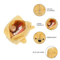 Winnie the Pooh Faux Fur Cosmetic Bag