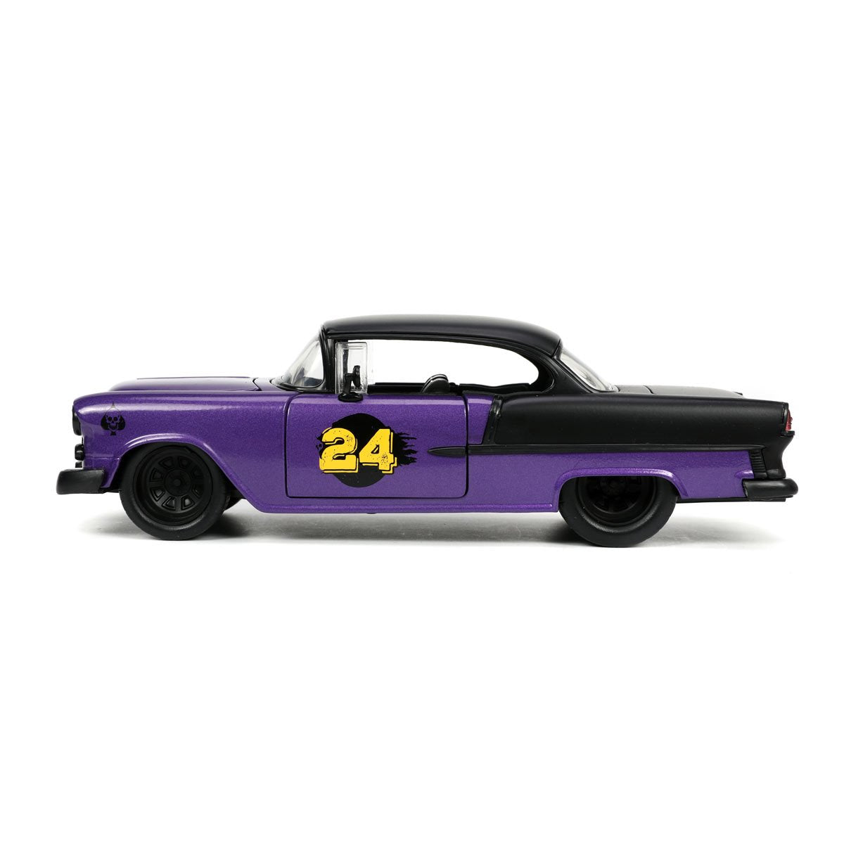 Bigtime Muscle 1955 Chevrolet Bel-Air Metallic Purple and Gold 1:24 Scale Die-Cast Metal Vehicle