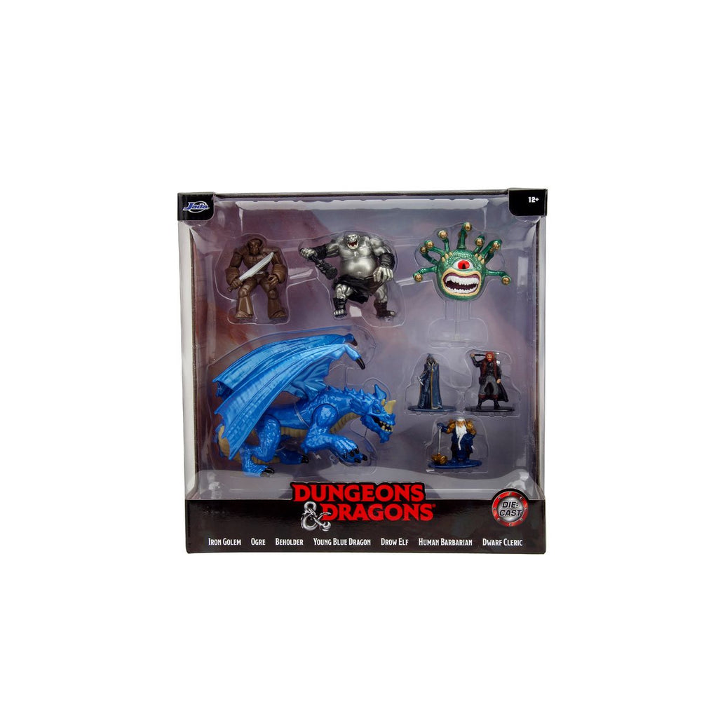 Dungeons & Dragons Nano MetalFigs Deluxe Mini-Figure 7-Pack