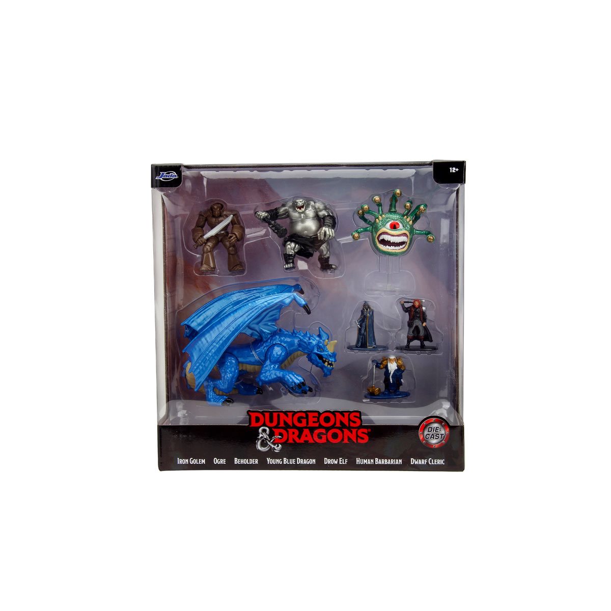 Dungeons & Dragons Nano MetalFigs Deluxe Mini-Figure 7-Pack