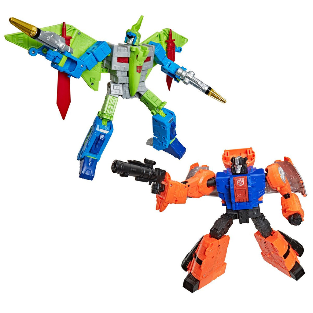 Transformers Generations Selects Age of the Primes Leader Class G2 Universe Dinobots Swoop and Sludge