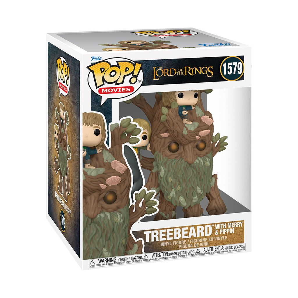 The Lord of the Rings Treebeard with Merry and Pippin Super 7-Inch Funko Pop! Vinyl Figure #1579