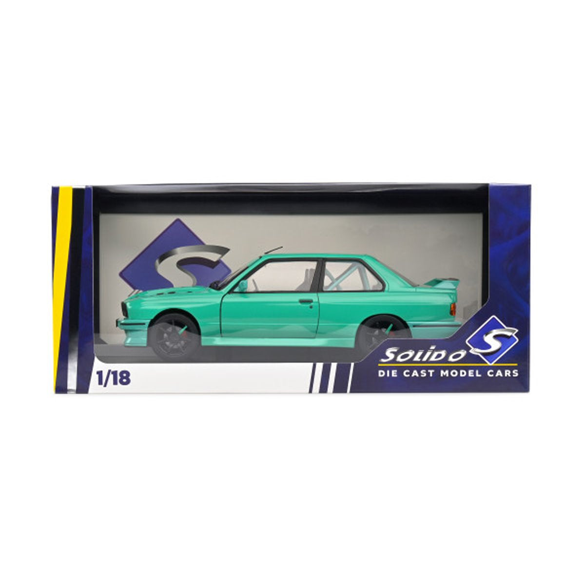 1990 BMW E30 M3 Tiffany Blue 1:18 Scale Die-Cast Metal Vehicle