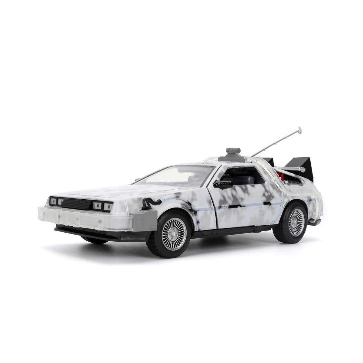 Hollywood Rides Back to the Future Time Machine Frosted 1:24 Die-Cast Metal Vehicle