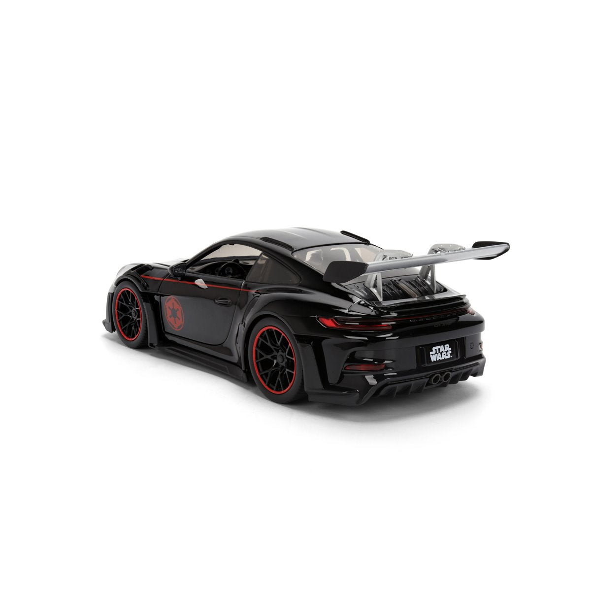Hollywood Rides Star Wars Porsche 911 GT3 RS 992 1:24 Scale Die-Cast Metal Vehicle with Darth Vader Figure