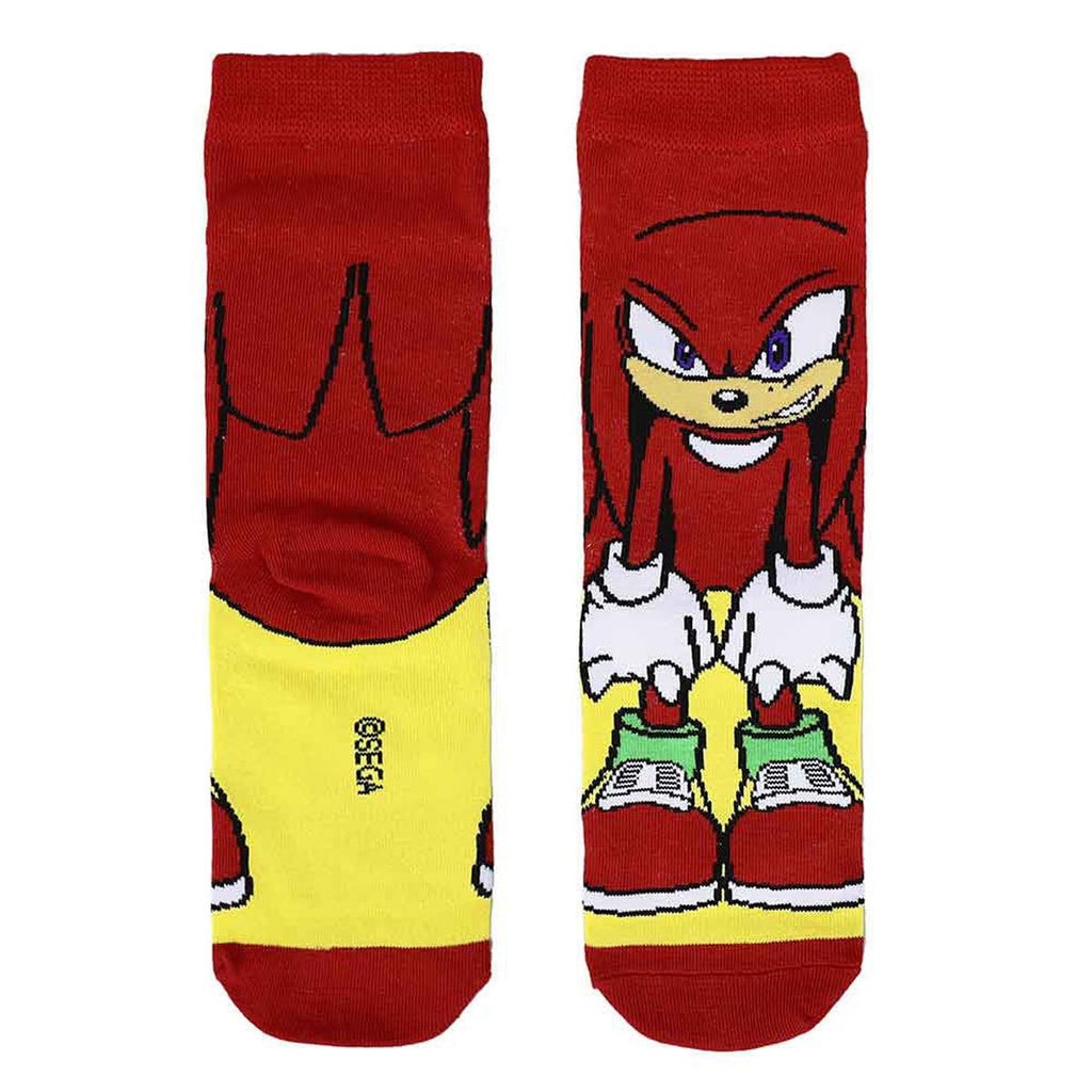 Sonic the Hedgehog Animigos 360 Character Youth Sock 3-Pack