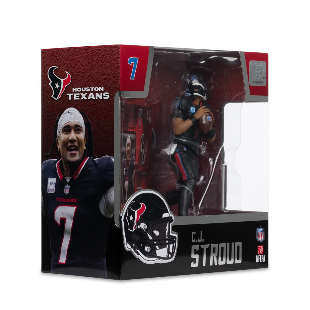 NFL SportsPicks 2025 Houston Texans C.J. Stroud Alternate Jersey 7-Inch Scale Posed Figure