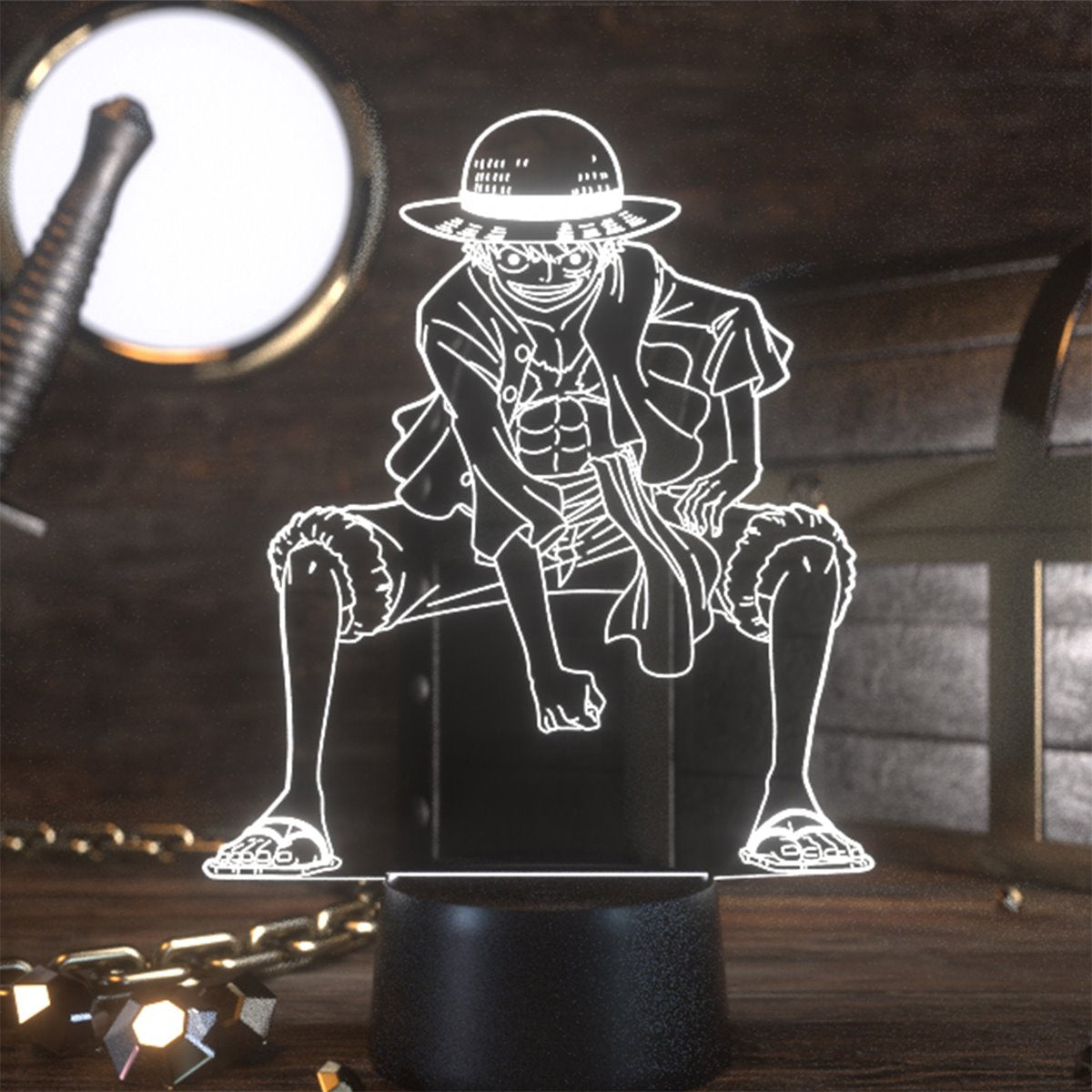 One Piece Monkey D. Luffy LED Otaku Lamp