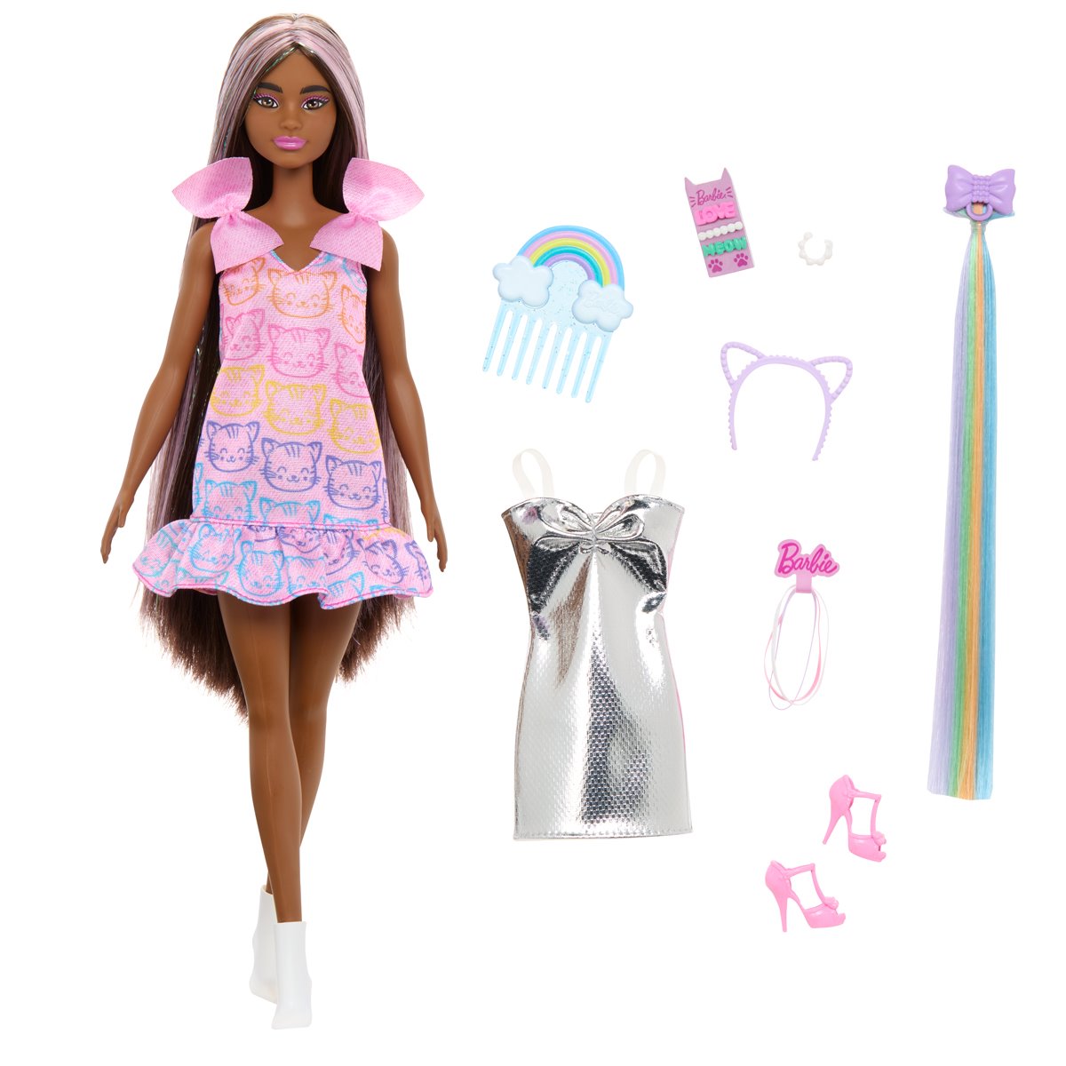Barbie Fun and Fancy Doll with Brown Hair