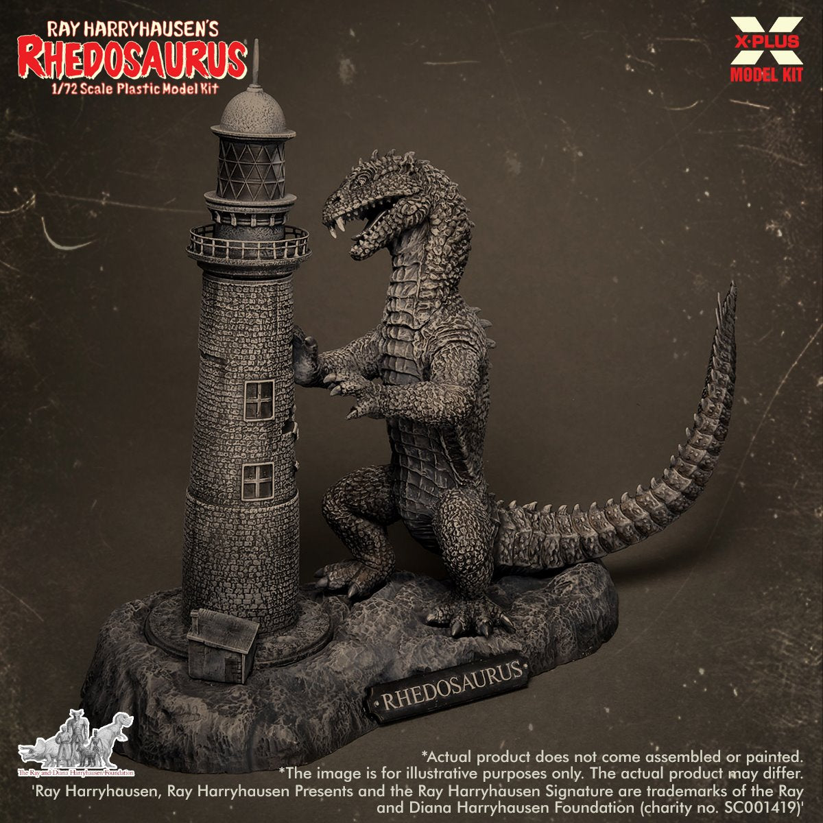 Ray Harryhausen Rhedosaurus 1:72 Scale Model Kit