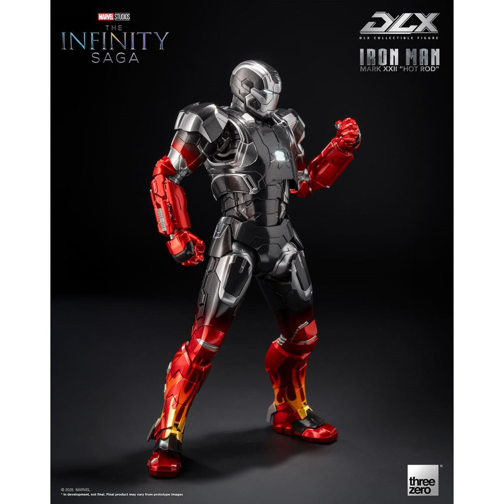 Marvel Studios Infinity Saga DLX Iron Man Mark 22 Hot Rod 1:12 Scale Action Figure