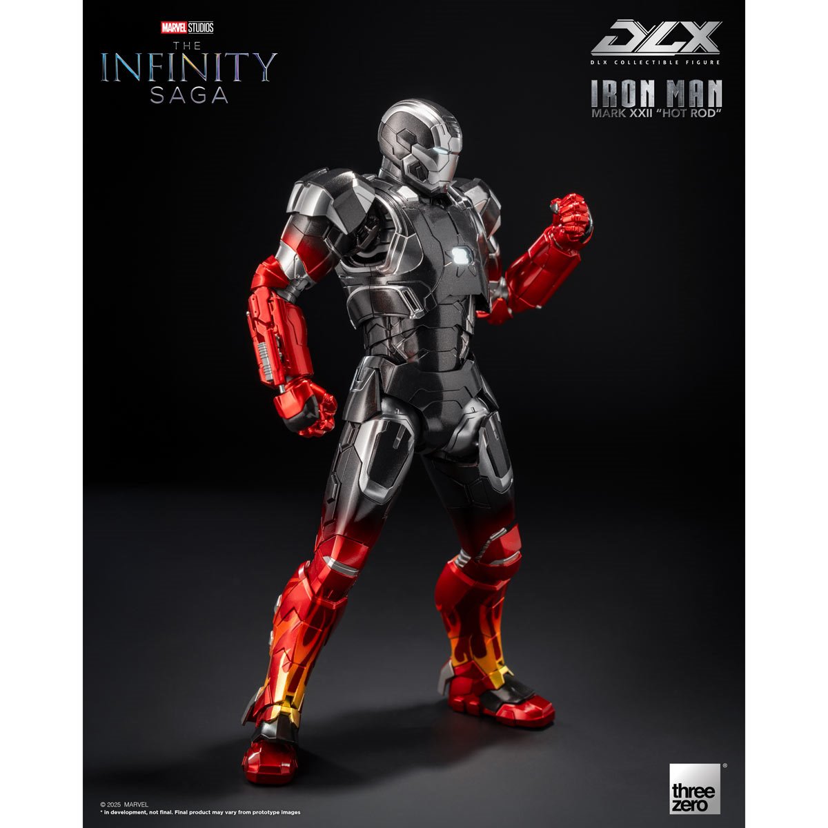 Marvel Studios Infinity Saga DLX Iron Man Mark 22 Hot Rod 1:12 Scale Action Figure