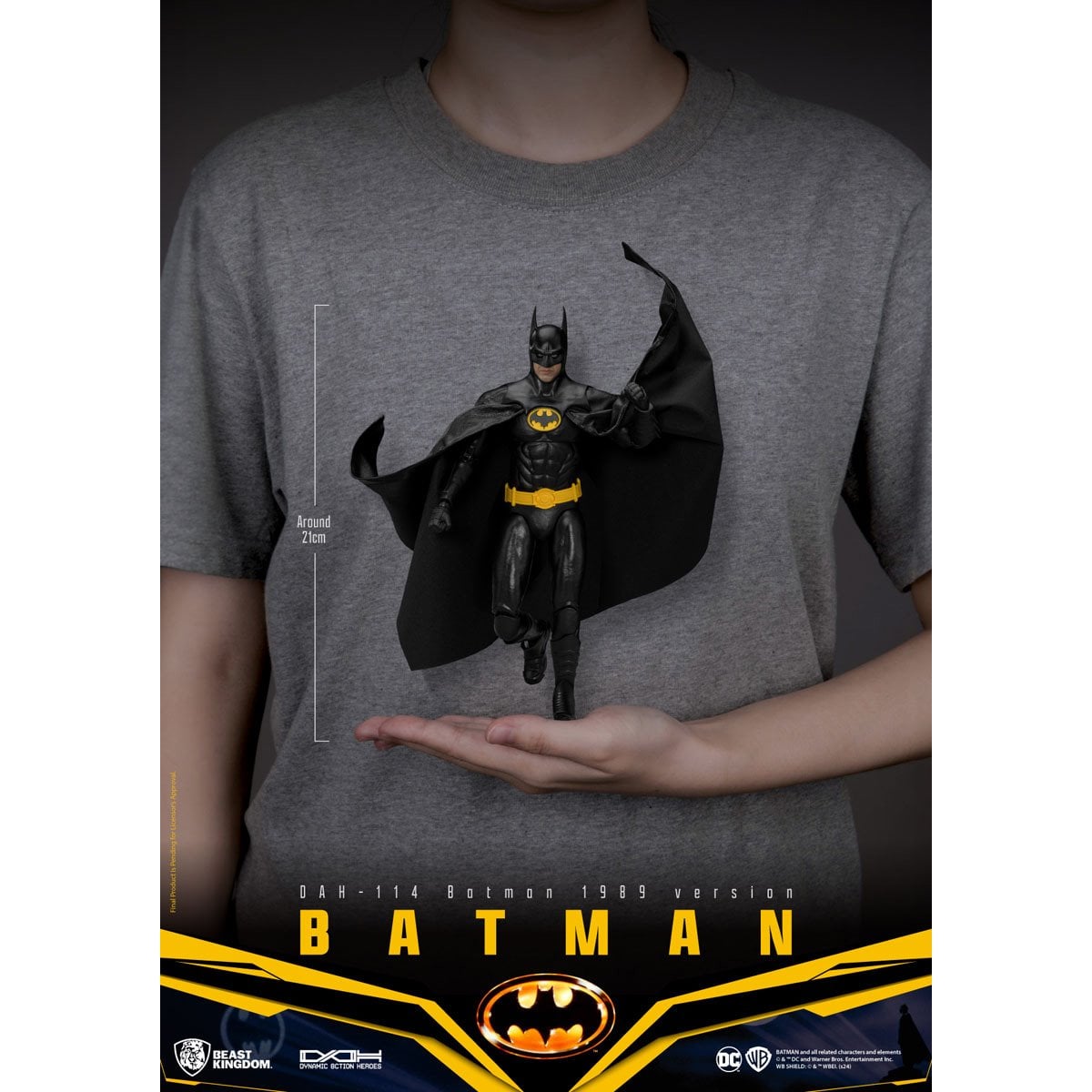 Batman 1989 DAH-114 Dynamic 8-Ction Heroes Batman Action Figure