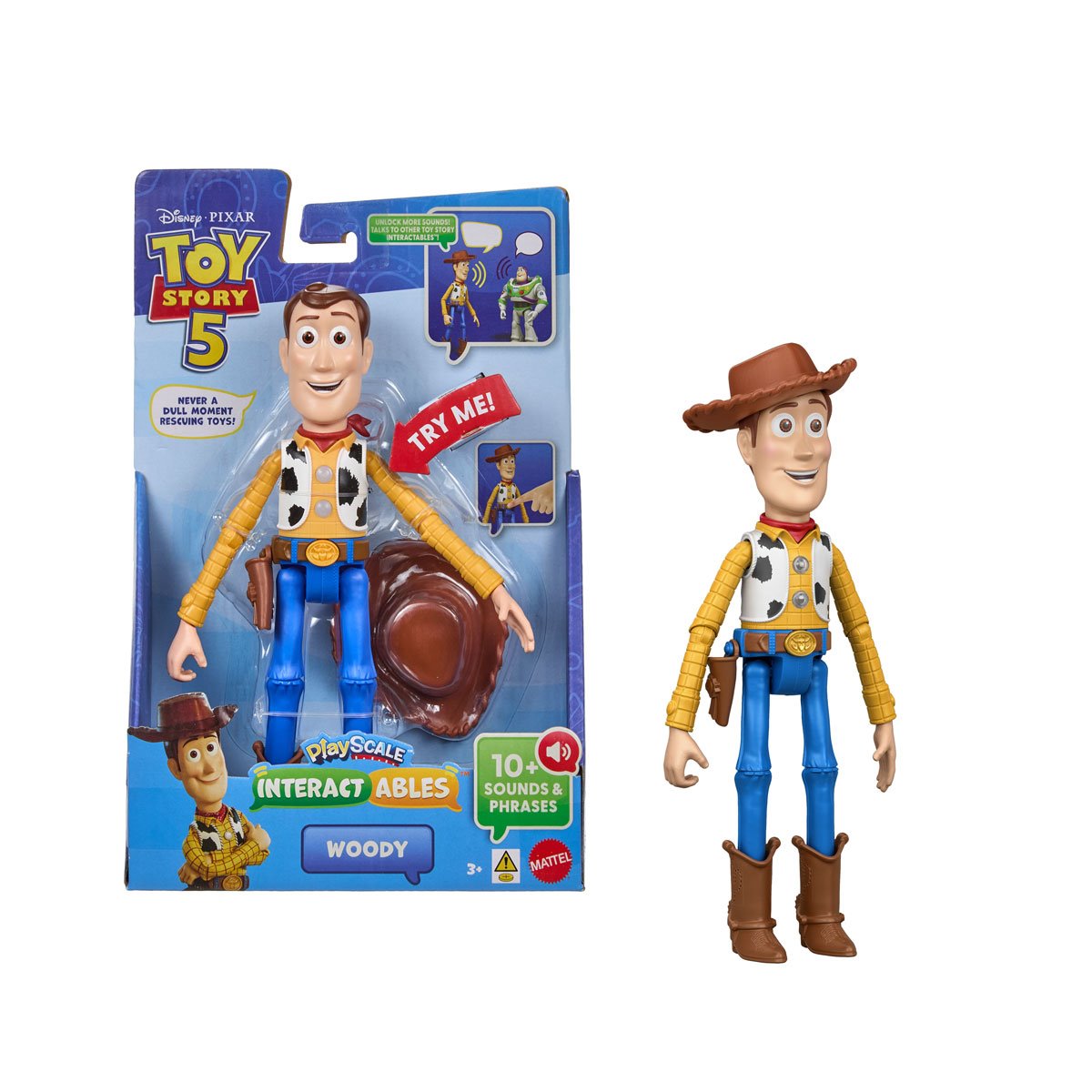 Toy Story 5 Woody 9-Inch Action Figure with Sound