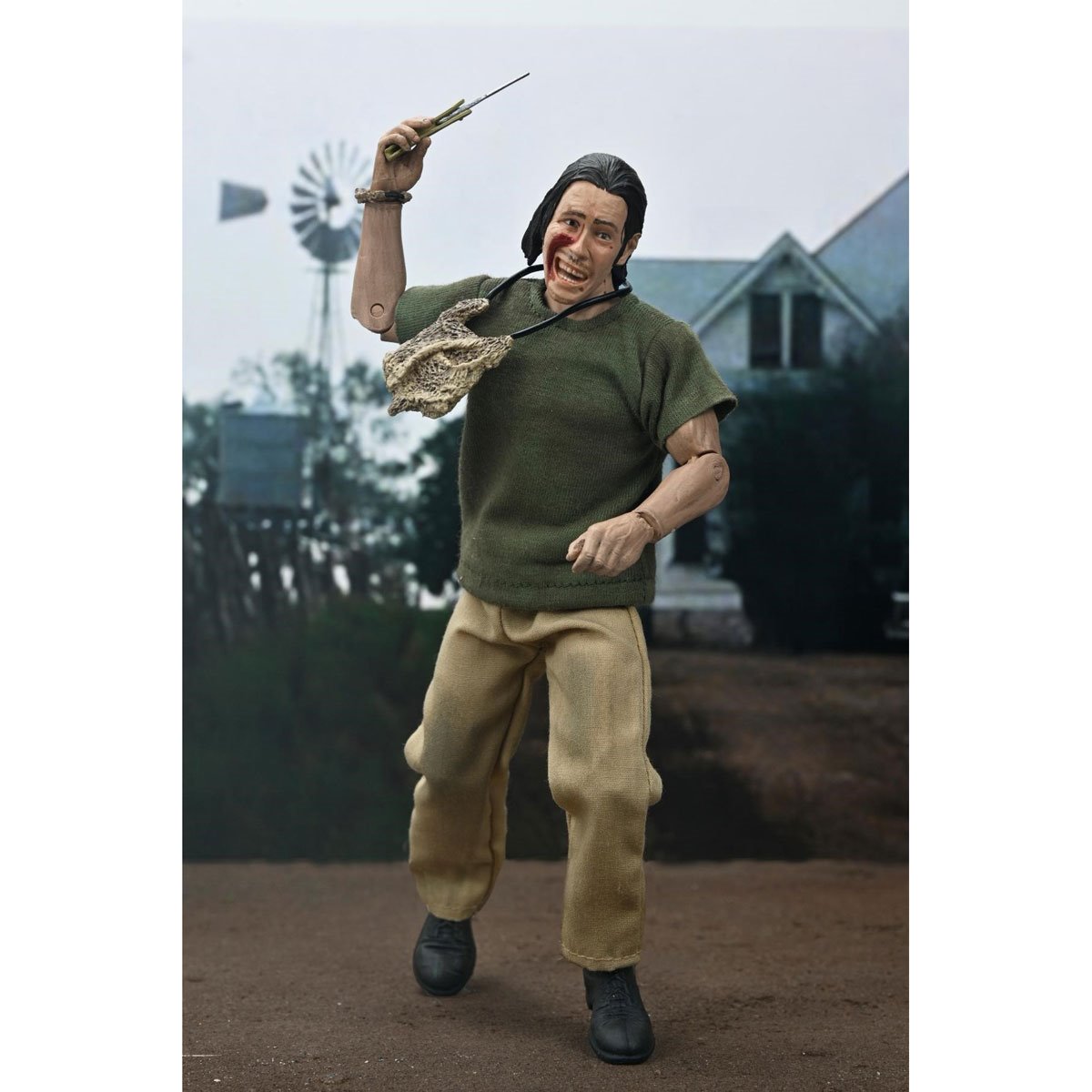 Texas Chainsaw Massacre 50th Anniversary Hitchhiker 8-Inch Clothed Action Figure