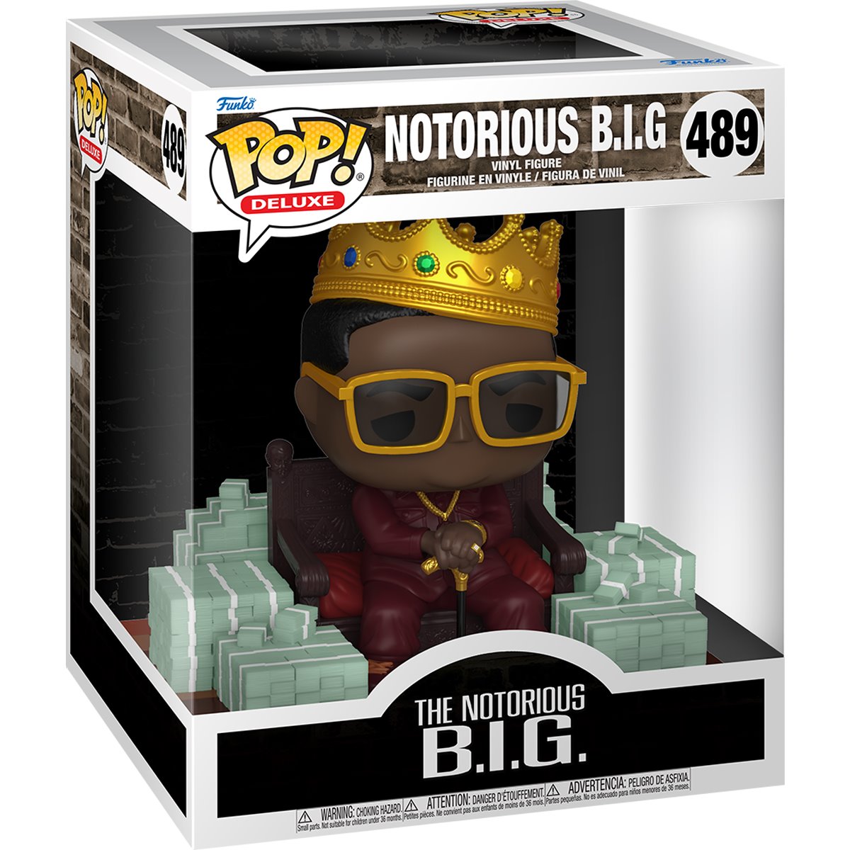 Notorious B.I.G Deluxe Funko Pop! Vinyl Figure #489