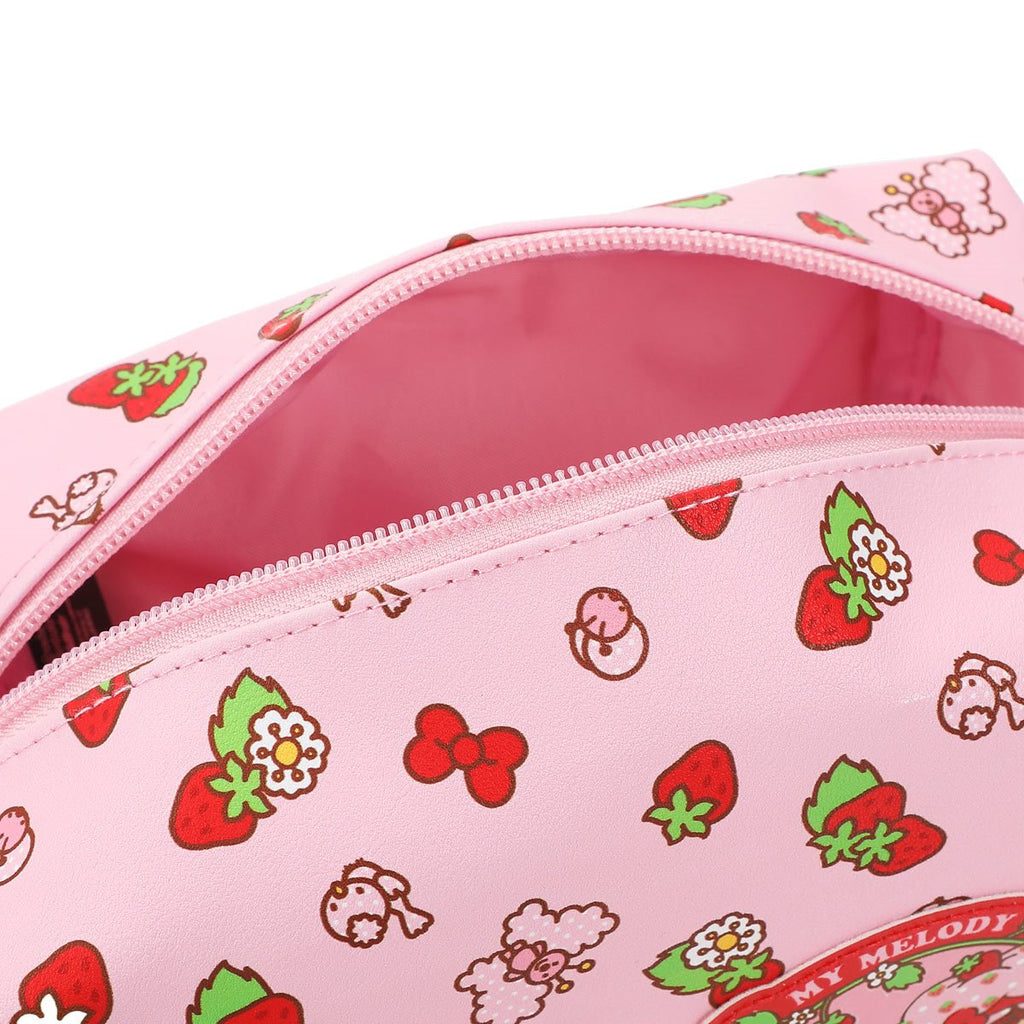 Hello Kitty and Friends My Melody Strawberry Shortcake All Over Print Cosmetic Bag