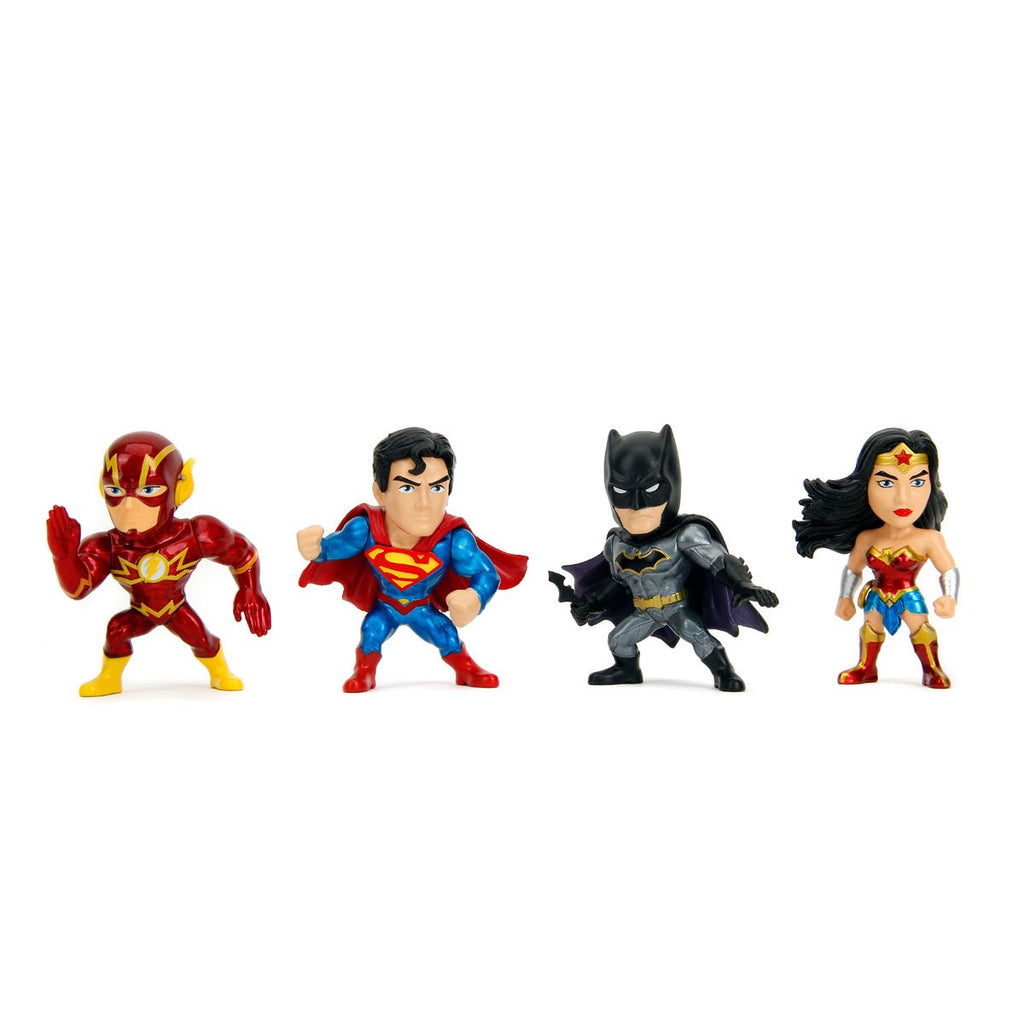 DC Wave 1 MetalFigs 2 1/2-Inch Die-Cast Metal Mini-Figure Set of 4
