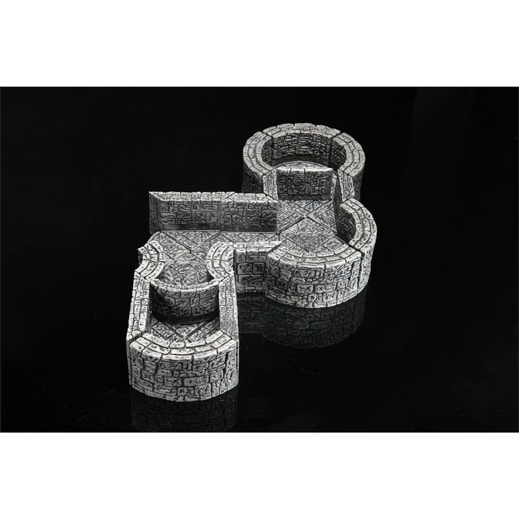 WarLock Tiles Expansion Pack 1-Inch Dungeon Angles & Curves Accessory Pack