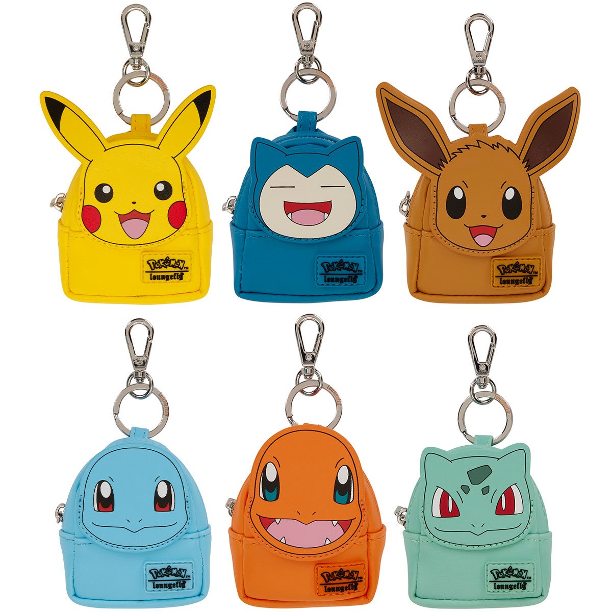 Pokemon Cosplay Mini-Backpack Key Chain Case of 12
