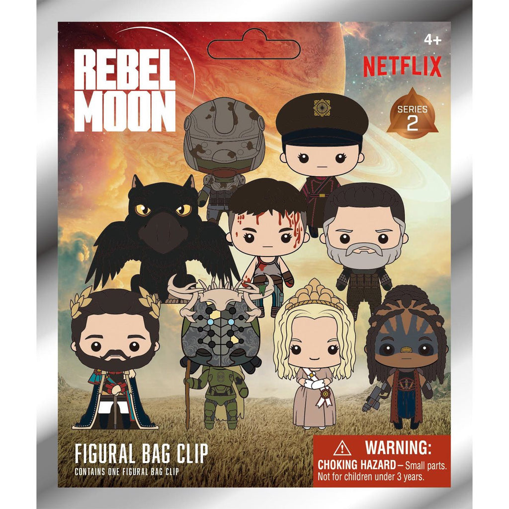 Rebel Moon Series 2 3D Foam Bag Clip Display Case of 24