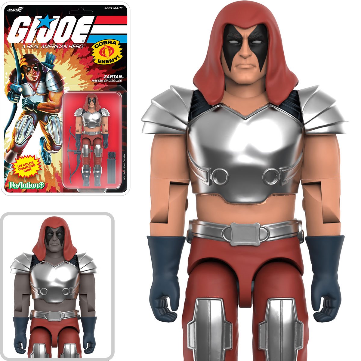 G.I. Joe Zartan (Comic) 3 3/4-Inch ReAction+ Figure