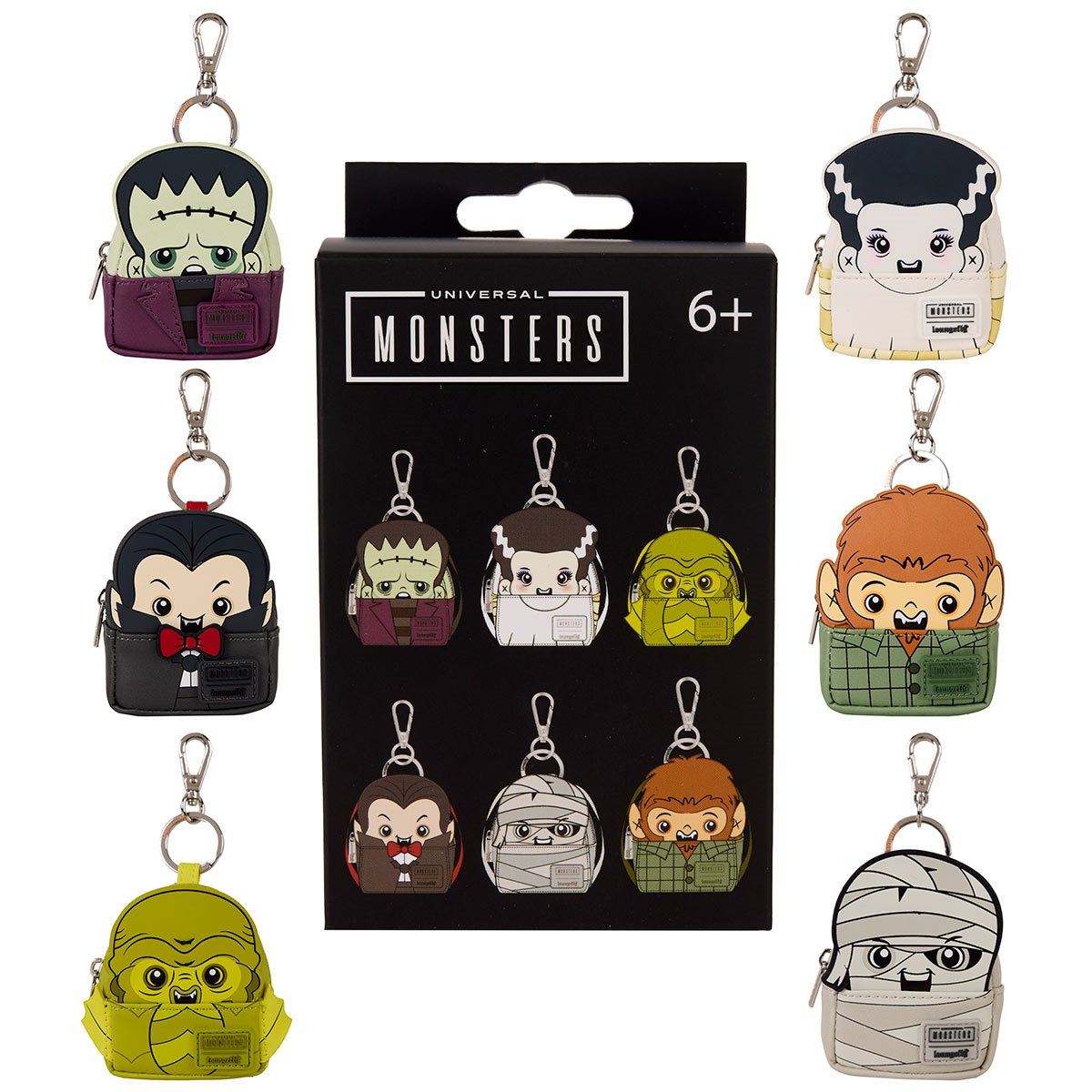 Universal Monsters Mini-Backpack Mystery Box Bag Charm Random 1-Piece