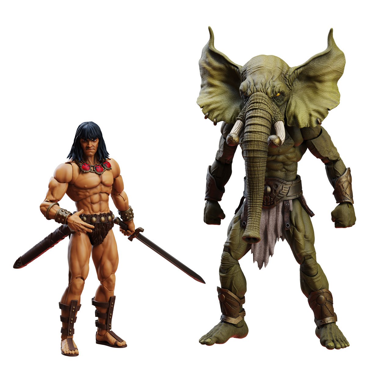 Conan the Barbarian The Tower of the Elephant Young Conan and Yag Kosha Action Figure 2-Pack