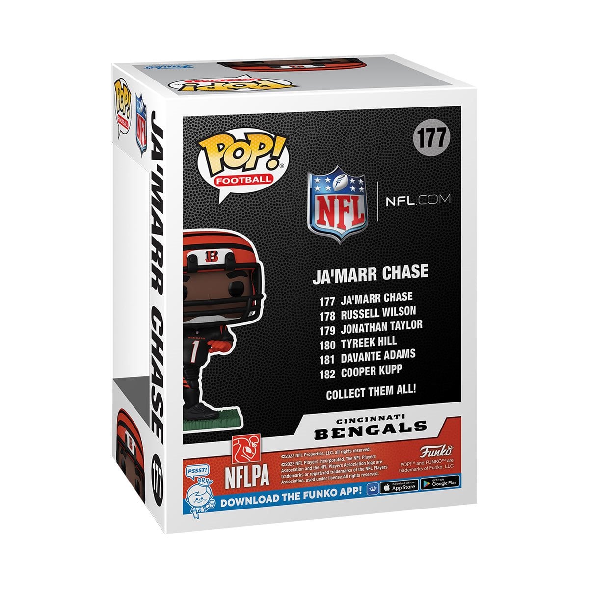 NFL Bengals Ja'Marr Chase Funko Pop! Vinyl Figure #177