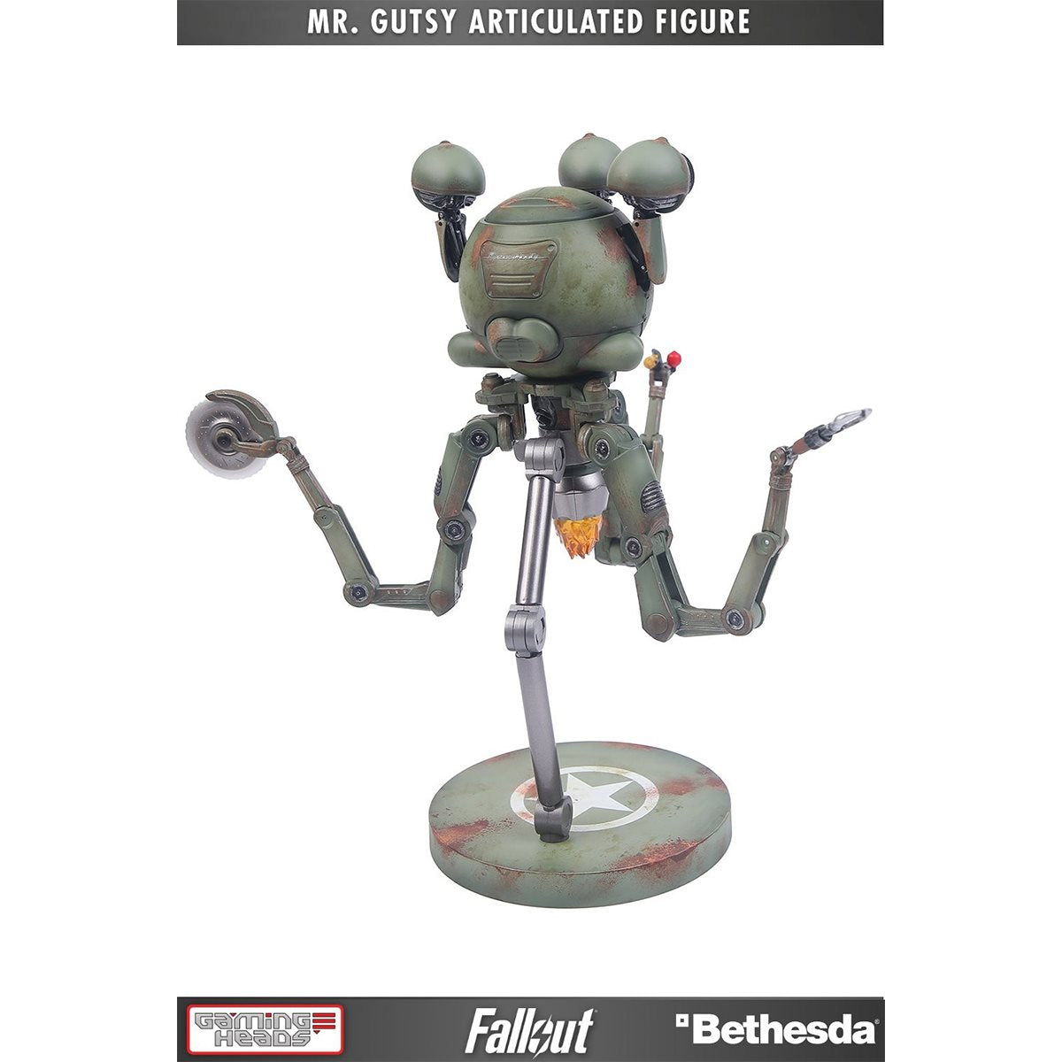 Fallout Mr. Gutsy Deluxe Articulated Action Figure with Sound