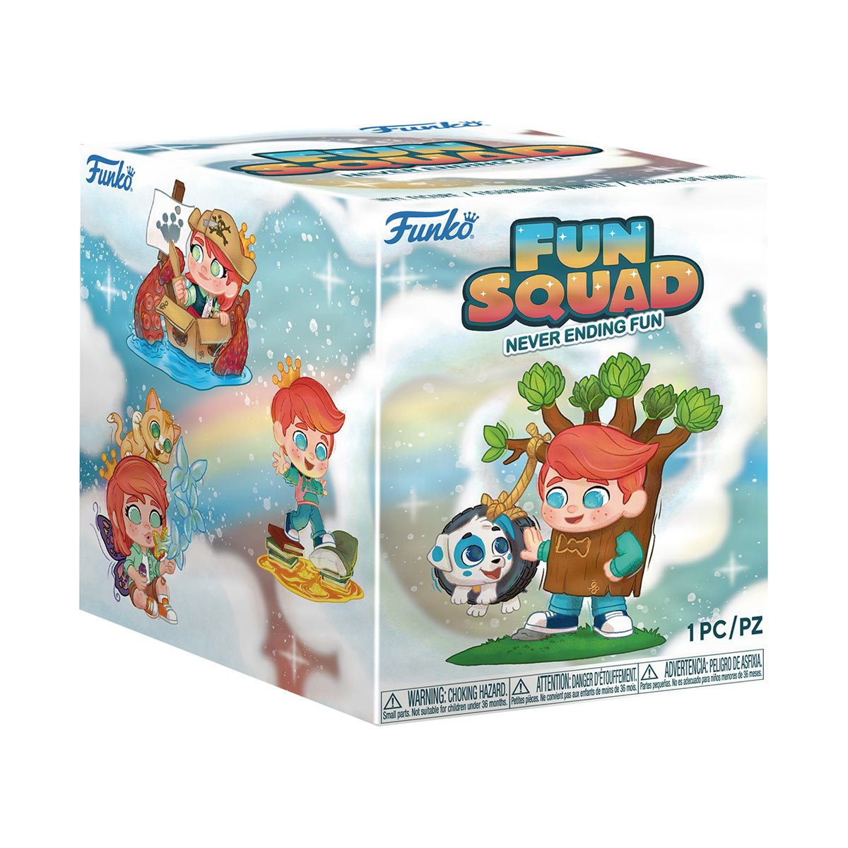 Funko Fun Squad Never Ending Fun Premium Vinyl Figure Display Case of 6