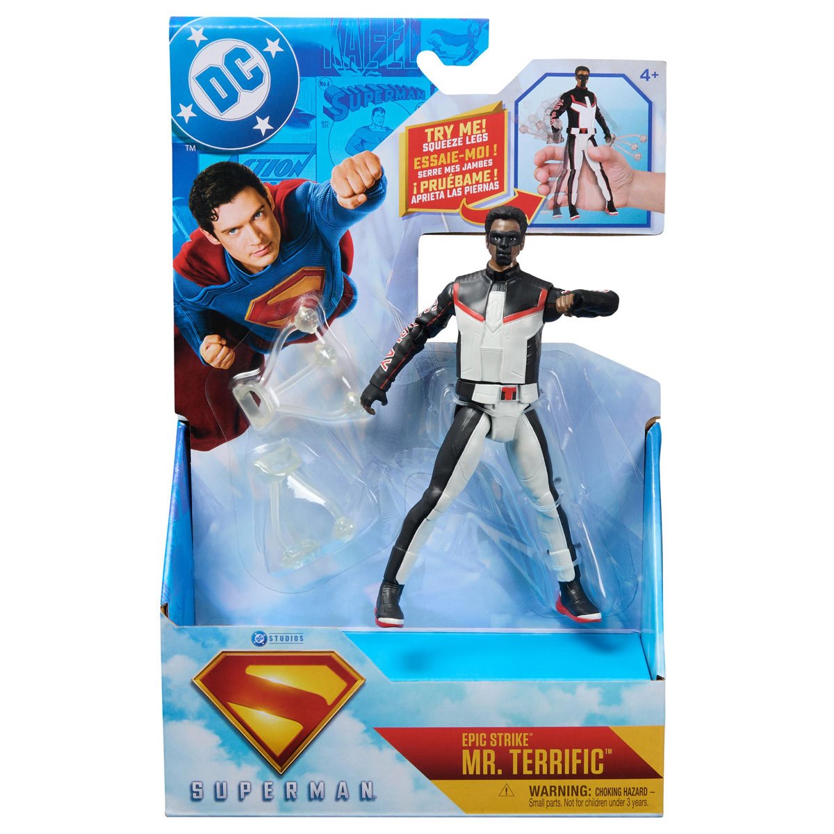 Superman Movie Mr. Terrific Epic Strike Action Figure