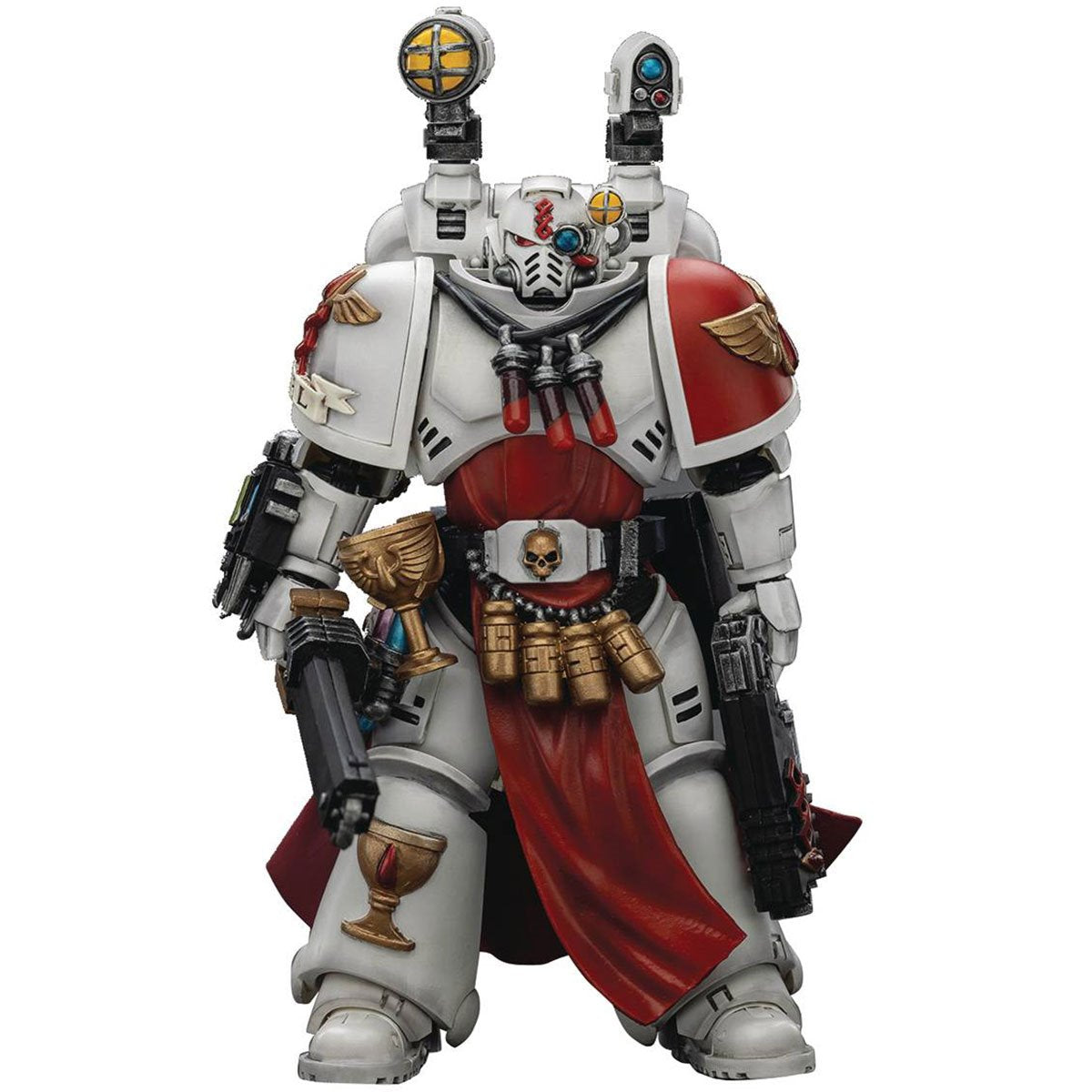 Joy Toy Warhammer 40,000 Blood Angels Sanguinary Priest Heavy Bolt Pistol Chainsword Narthecium 1:18 Scale Action Figure