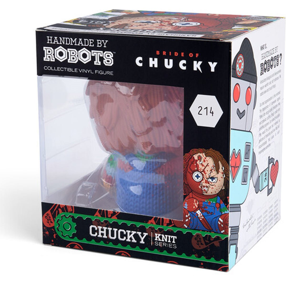 Bride of Chucky Chucky #214 Limited Edition Bloody Handmade By Robots Vinyl Figure