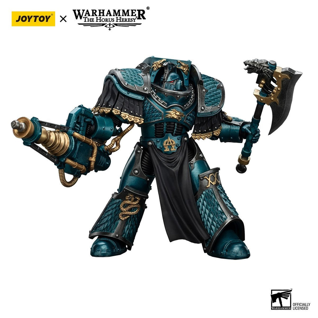Joy Toy Warhammer The Horus Heresy Alpha Legion Lernaean Terminator with Conversion Beam Cannon 1:18 Scale Action Figure