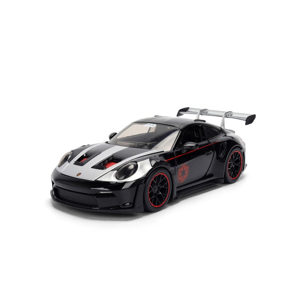 Hollywood Rides Star Wars Porsche 911 GT3 RS 992 1:24 Scale Die-Cast Metal Vehicle with Darth Vader Figure