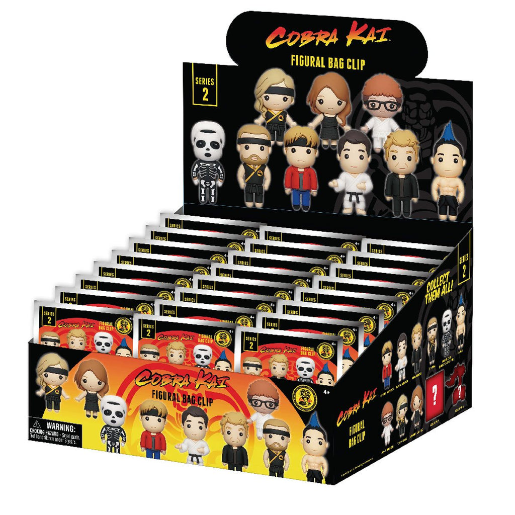 Cobra Kai Series 2 3D Foam Bag Clip Random 6-Pack