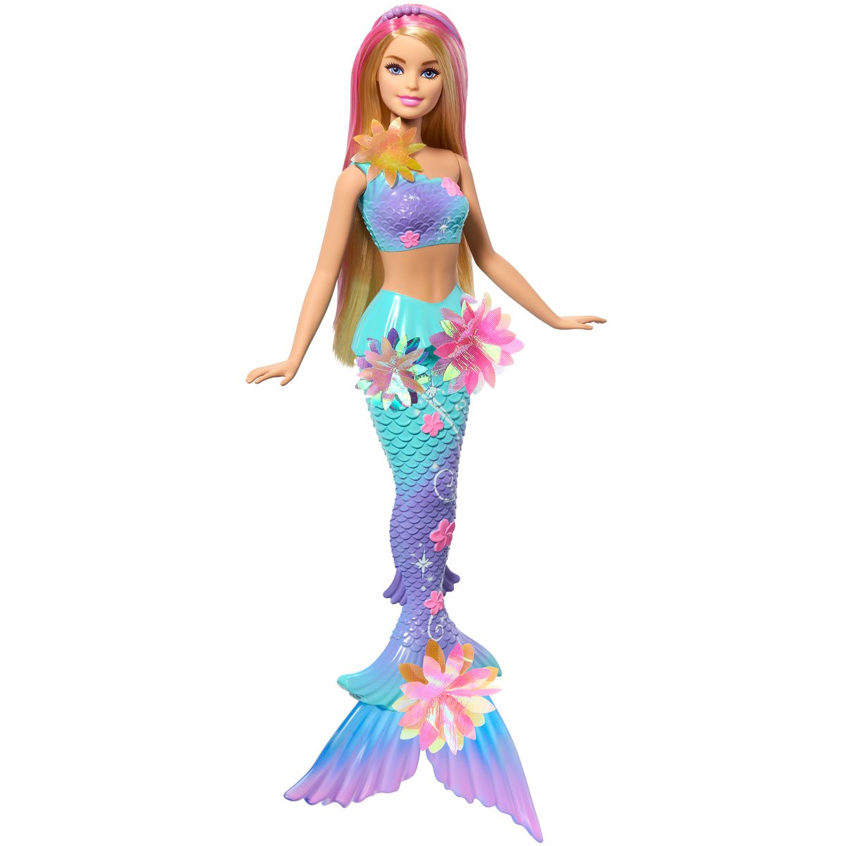 Barbie Flower Magic Mermaid Doll with Blonde Hair