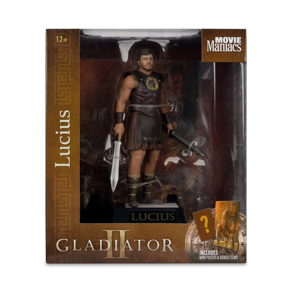 Movie Maniacs Paramount Wave 1 Gladiator II Lucius 6-Inch Posed Figure