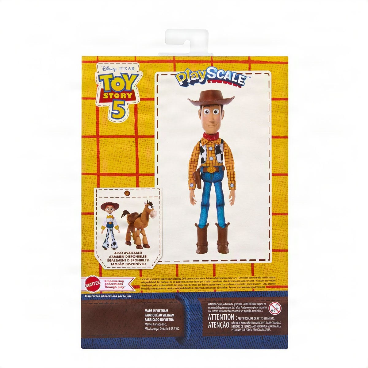 Toy Story 5 Ragdoll Woody 7-Inch Plush Doll