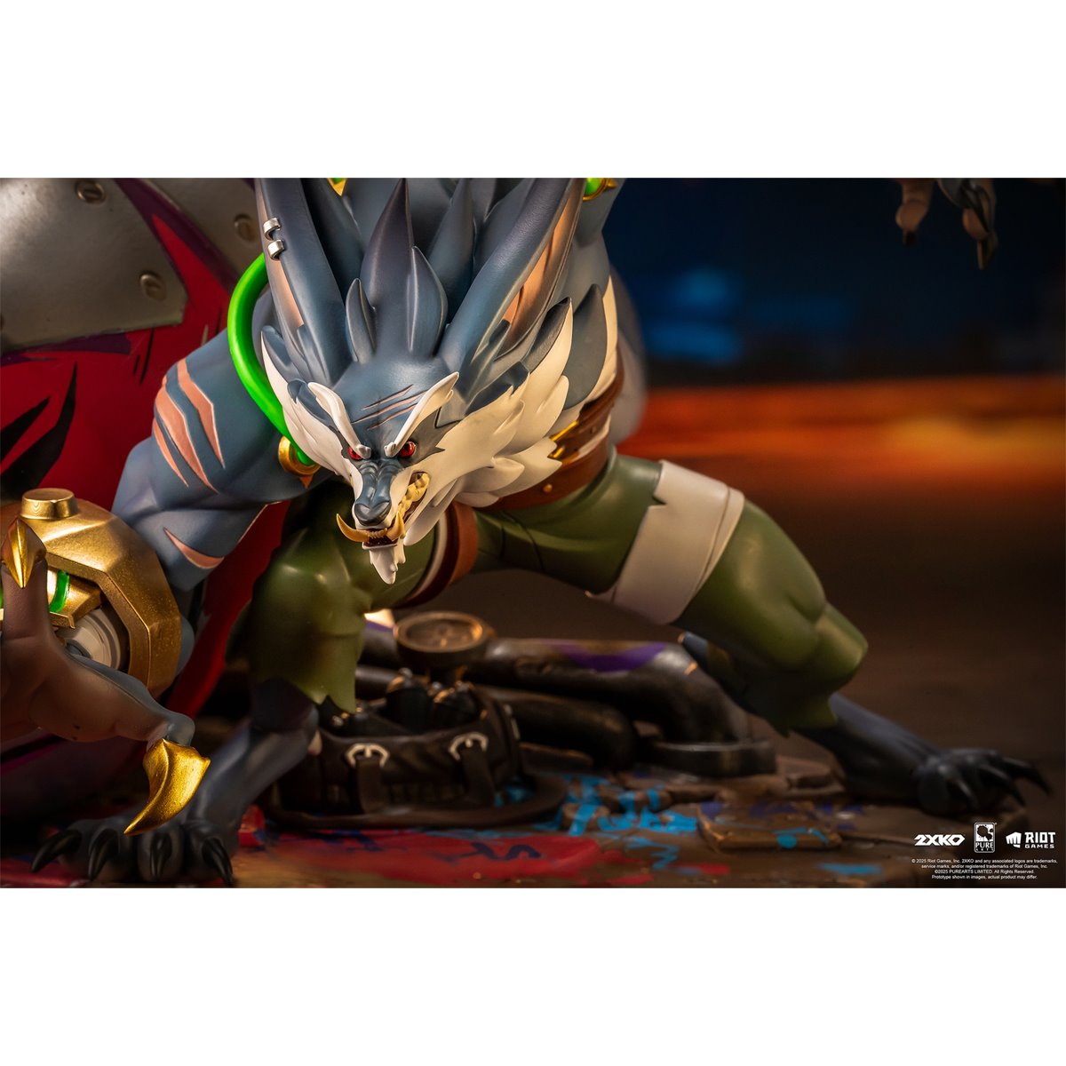 2XKO Jinx and Warwick 1:10 Scale Resin Statue
