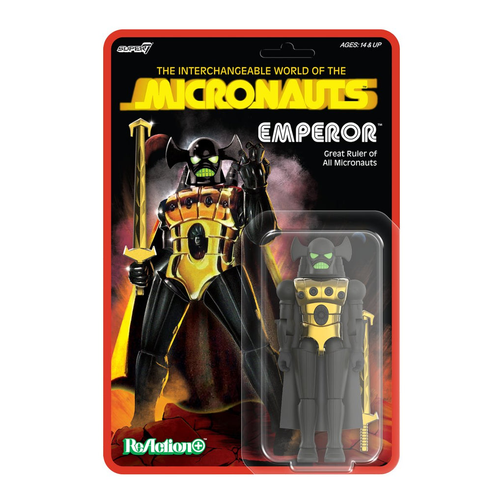 Micronauts Emperor 3 3/4-Inch ReAction+ Figure