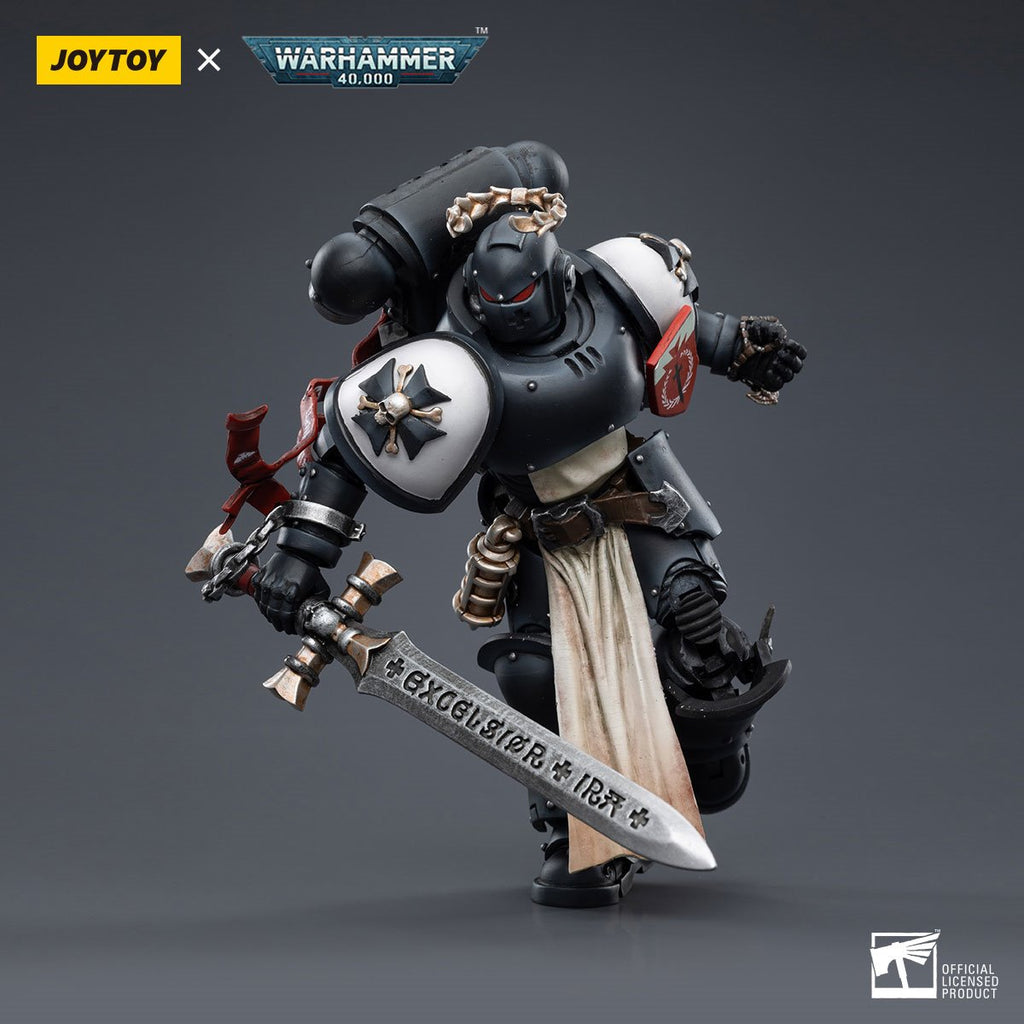 Joy Toy Warhammer 40,000 Black Templars The Emperors Champion Rolantus 1:18 Scale Action Figure