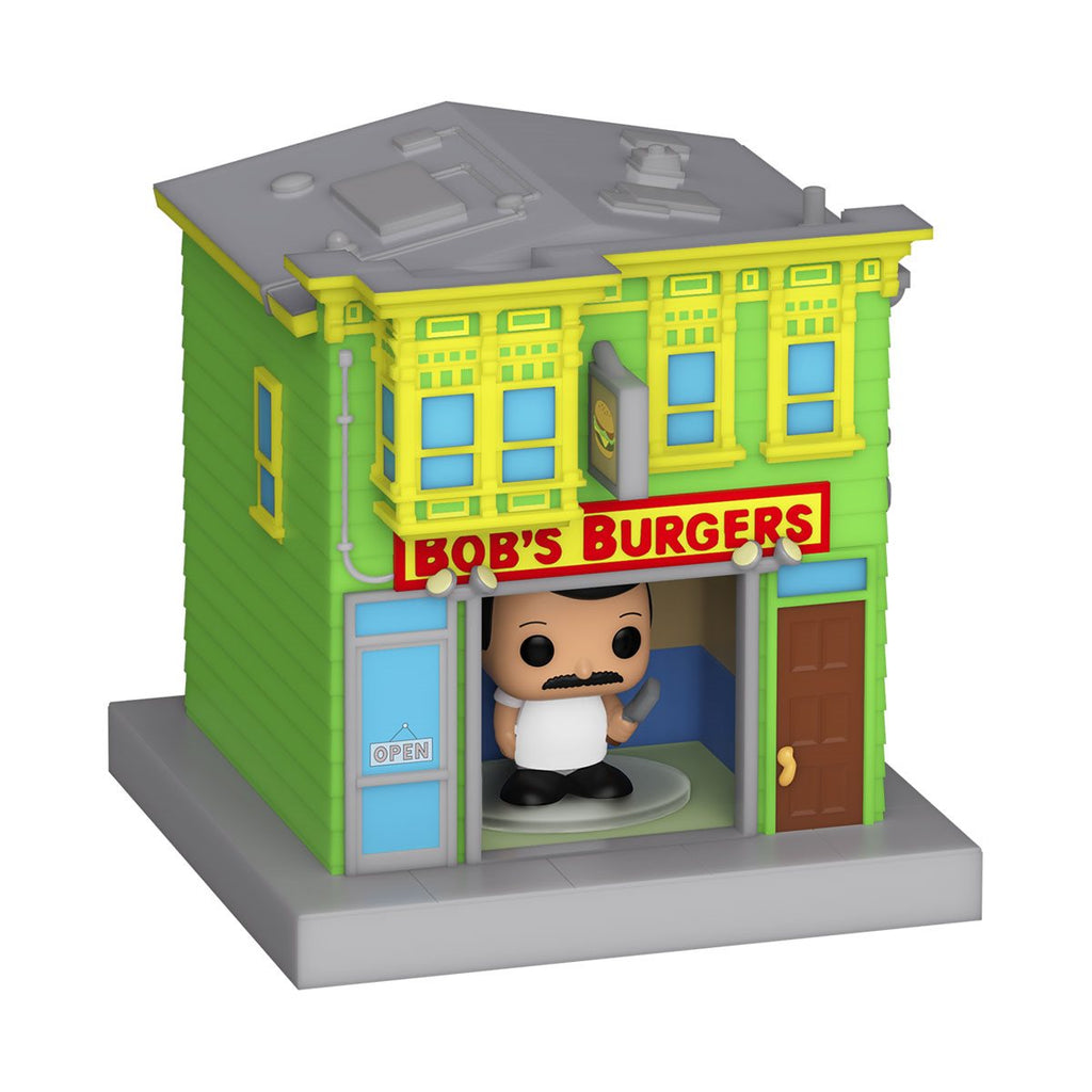 Bob's Burgers Bob Belcher and Bob's Burgers Funko Bitty Pop! Town