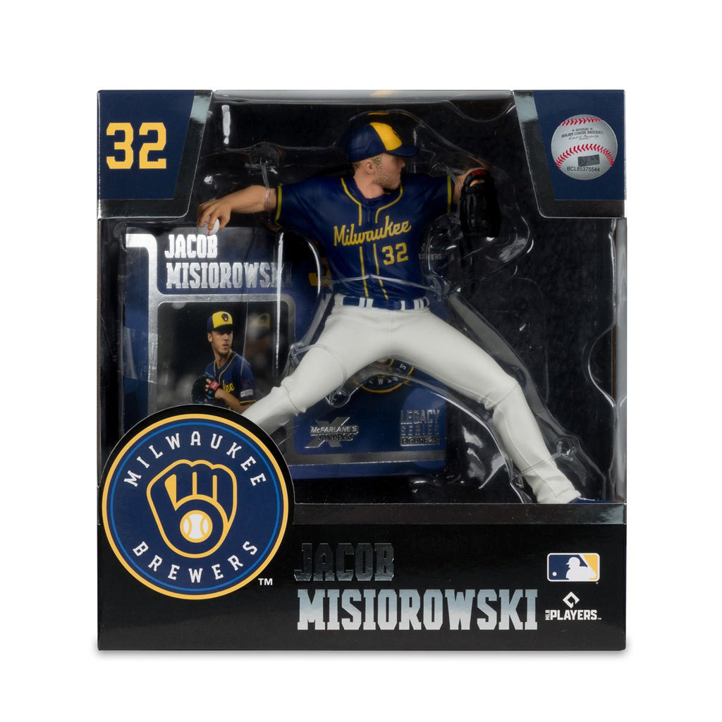MLB SportsPicks Milwaukee Brewers Jacob Misiorowski 7-Inch Posed Figure