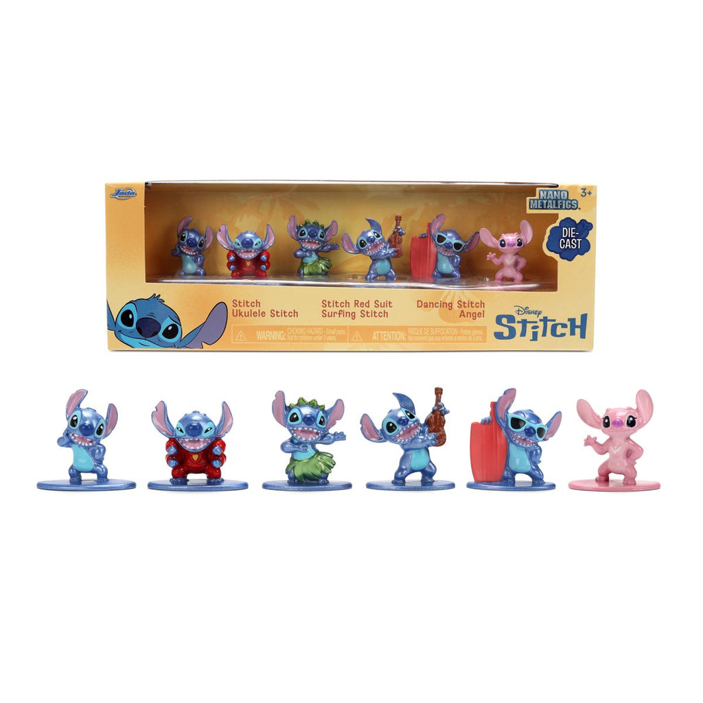 Lilo & Stitch Nano MetalFigs Die-Cast Metal Mini-Figure 6-Pack