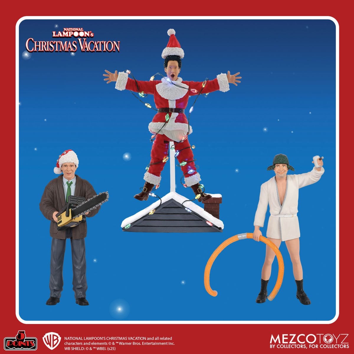 National Lampoon's Christmas Vacation Light Shock Clark Griswold 5 Points Action Figure